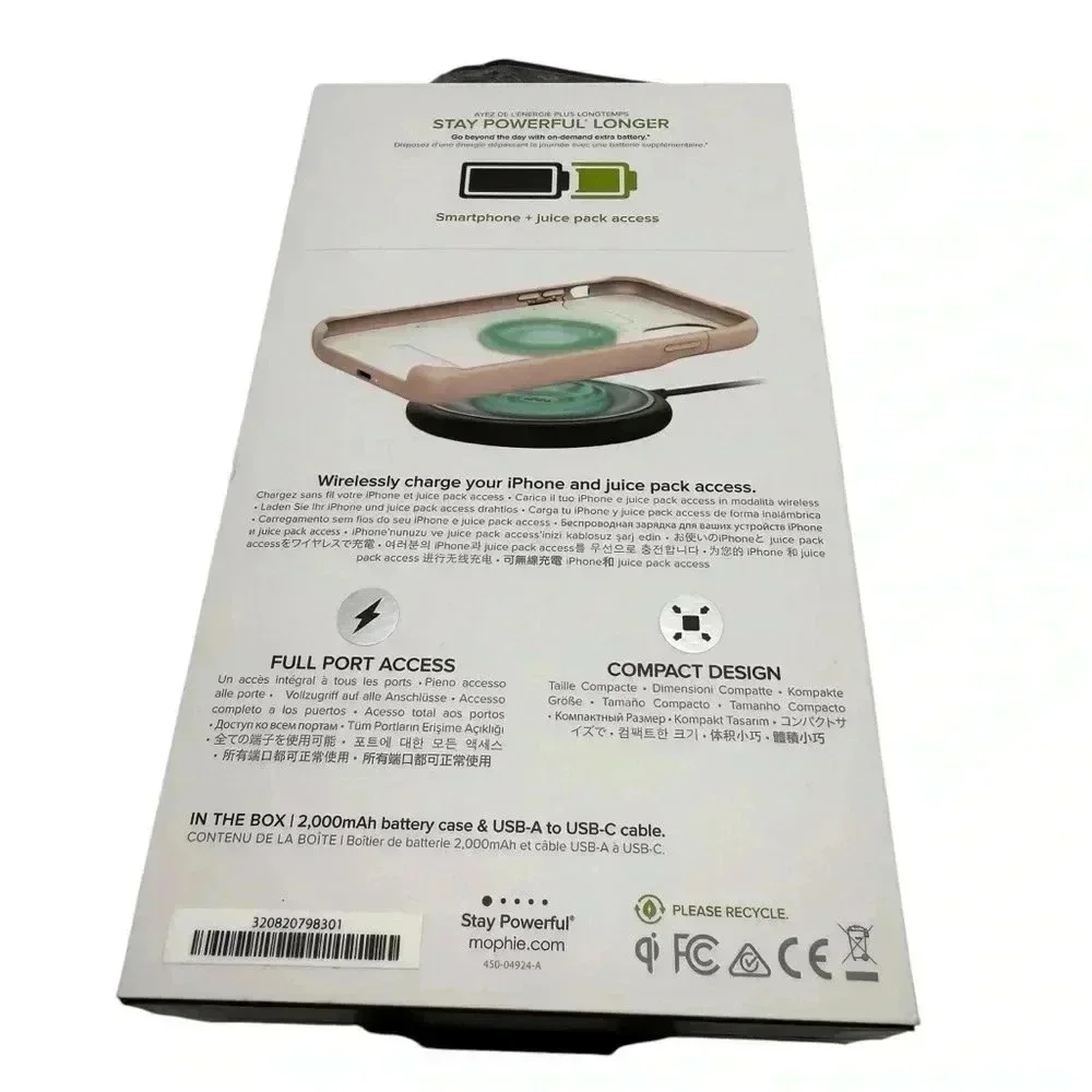 Mophie iPhone 11 juice pack phone case charger Wireless charging